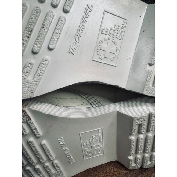 Dr. Martens White 1460 Lace-Up Leather Combat Boots Women's 10 Men's 8 - Picture 4 of 16